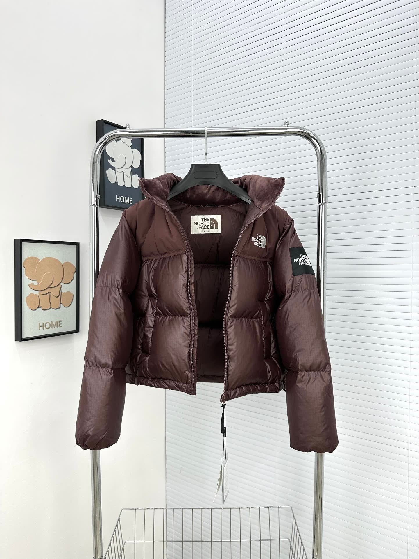 The North Face White Label Cropped Down Jacket